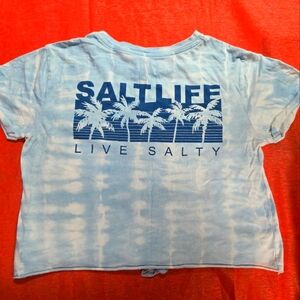 SALT LIFE crop top t-shirt